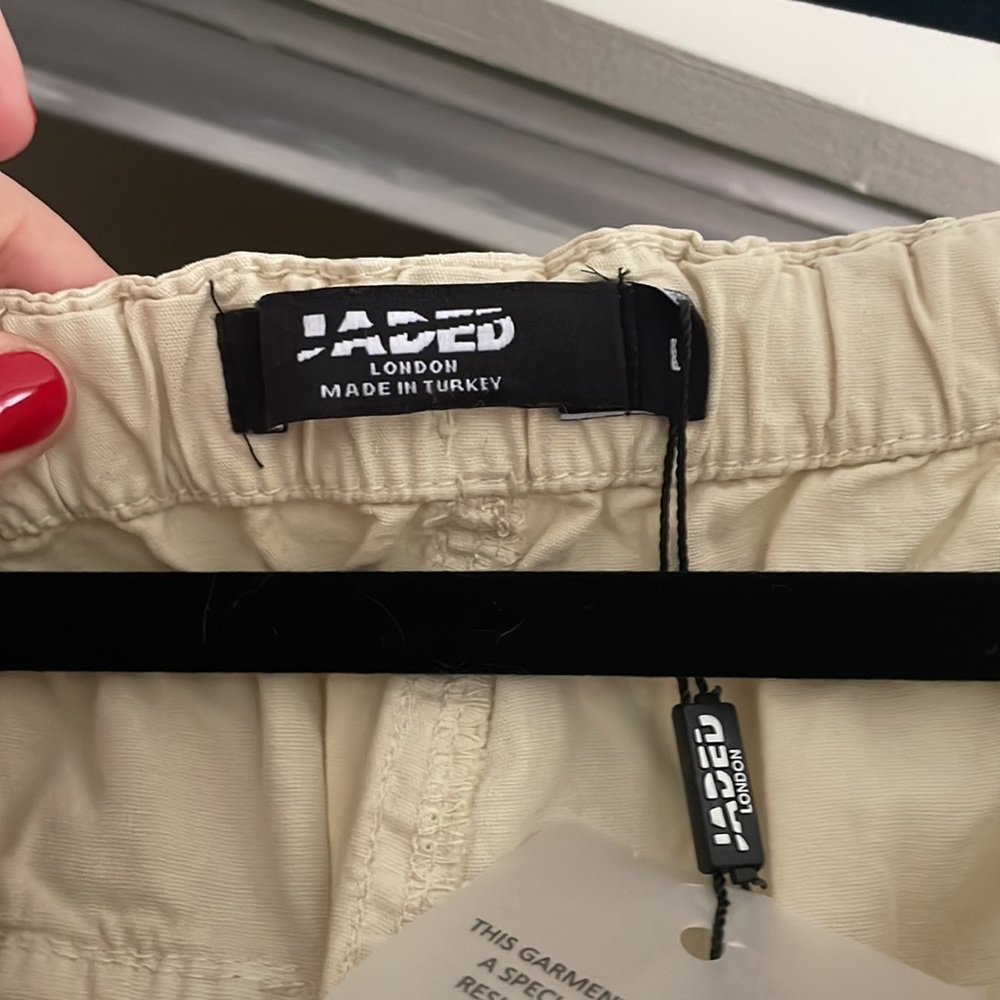 JADED LONDON TAN CARGO PANTS - Picture 2 of 2